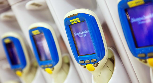 如何在瑞典超市用扫码器自助购物